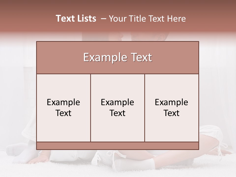 A Pregnant Couple Sitting On A Bed Together PowerPoint Template