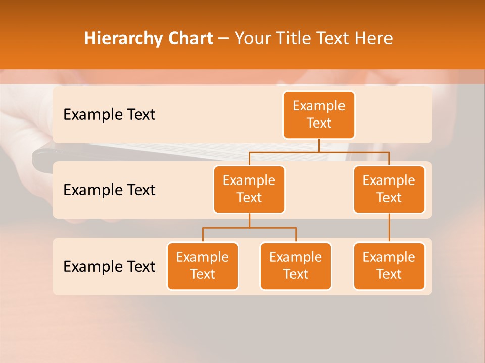 A Person Holding A Tablet On A Table PowerPoint Template