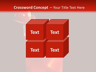 A Red Drink With Cherries In A Glass On A Black Background PowerPoint Template