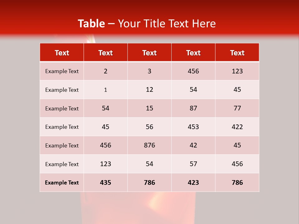 A Red Drink With Cherries In A Glass On A Black Background PowerPoint Template