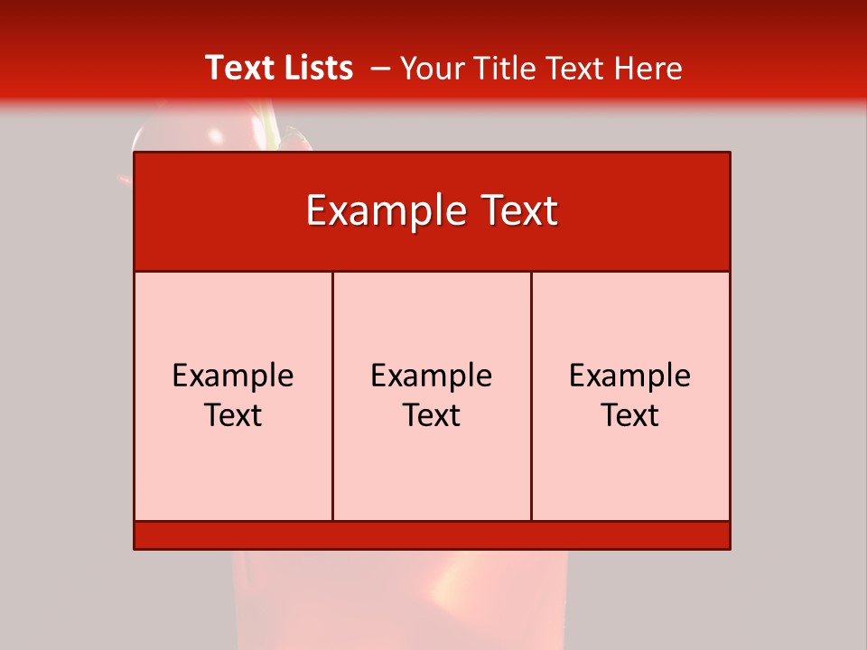 A Red Drink With Cherries In A Glass On A Black Background PowerPoint Template