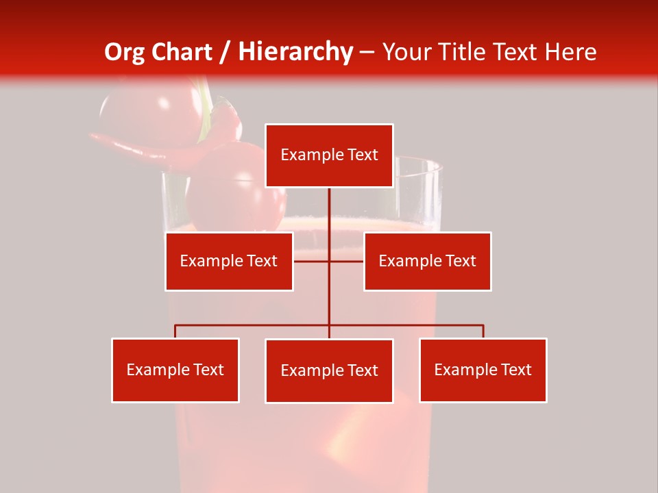 A Red Drink With Cherries In A Glass On A Black Background PowerPoint Template