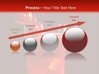 A Red Drink With Cherries In A Glass On A Black Background PowerPoint Template