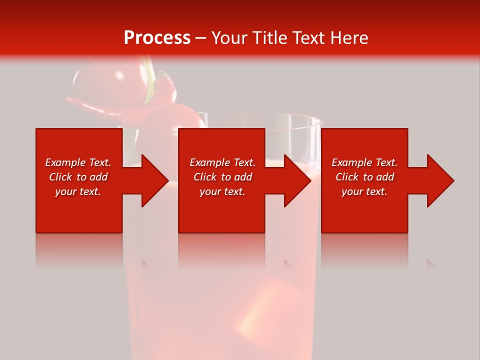 A Red Drink With Cherries In A Glass On A Black Background PowerPoint Template