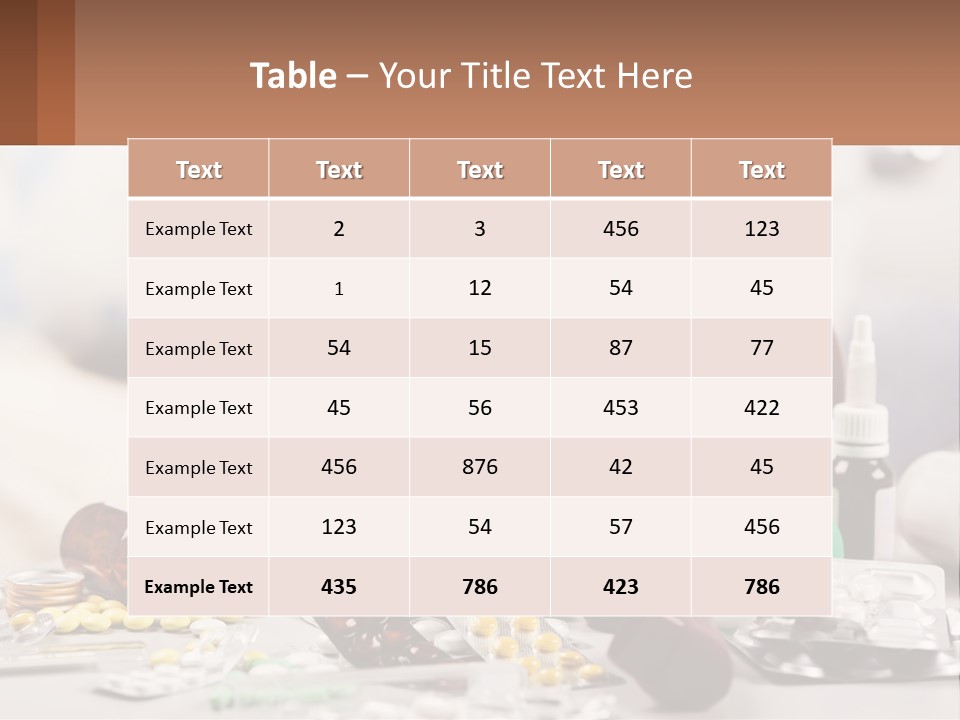 A Woman Laying In Bed Surrounded By Bottles Of Medicine PowerPoint Template