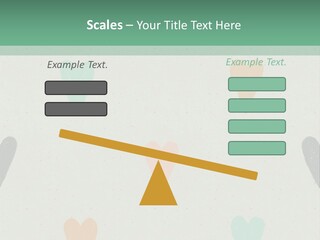 A Group Of Hearts On A Wall With A Green Background PowerPoint Template