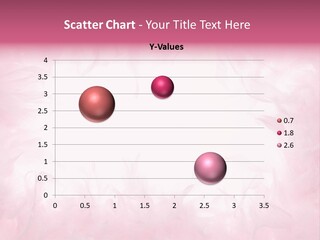 A Pink Background With Feathers On It PowerPoint Template