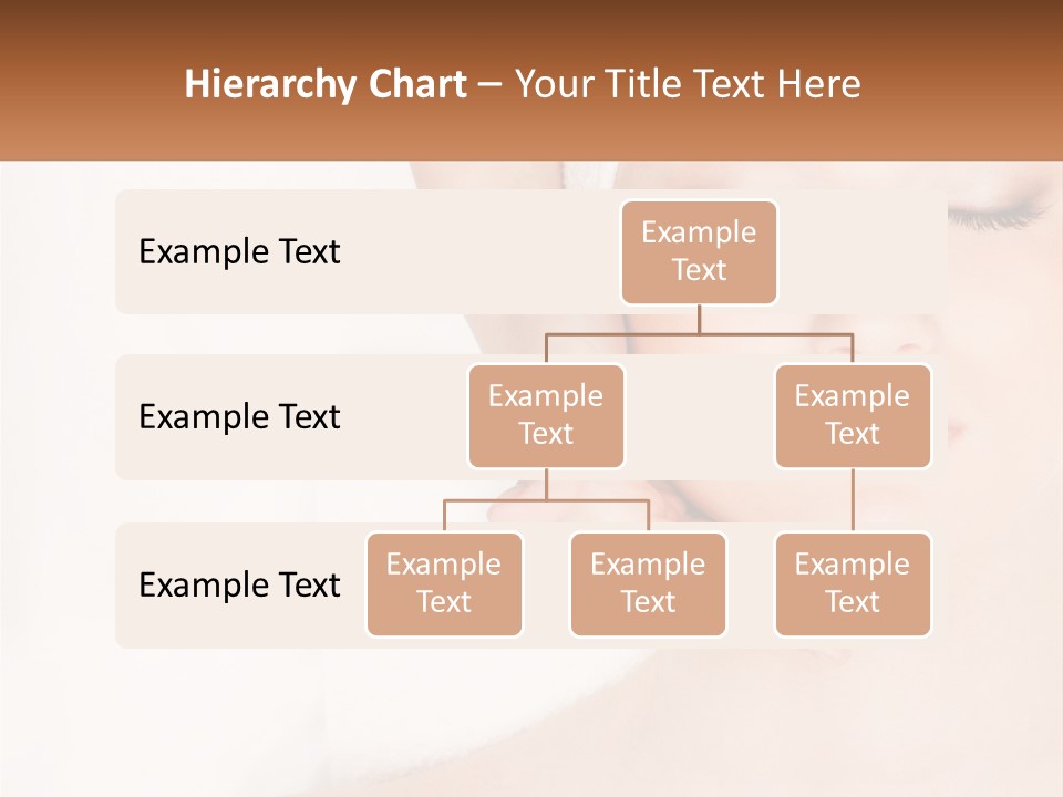 A Woman Getting A Massage With Her Hands On Her Head PowerPoint Template