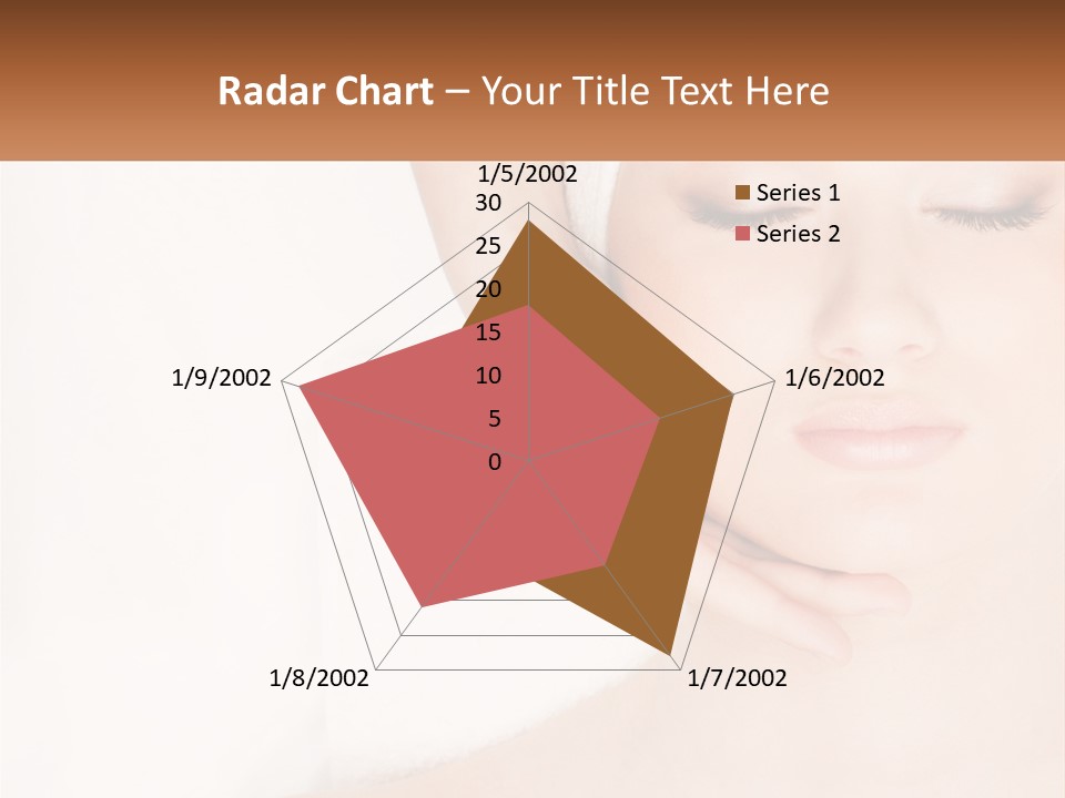 A Woman Getting A Massage With Her Hands On Her Head PowerPoint Template