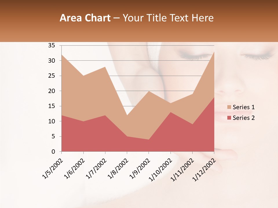A Woman Getting A Massage With Her Hands On Her Head PowerPoint Template