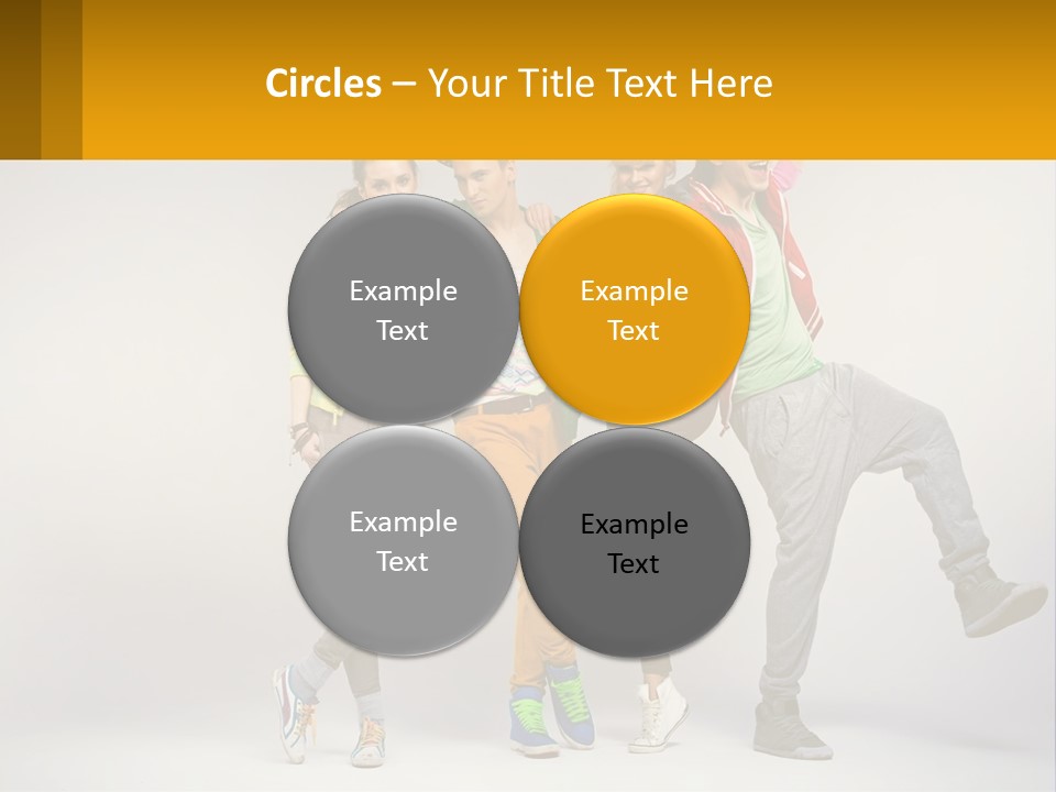 A Group Of Young People Jumping In The Air PowerPoint Template