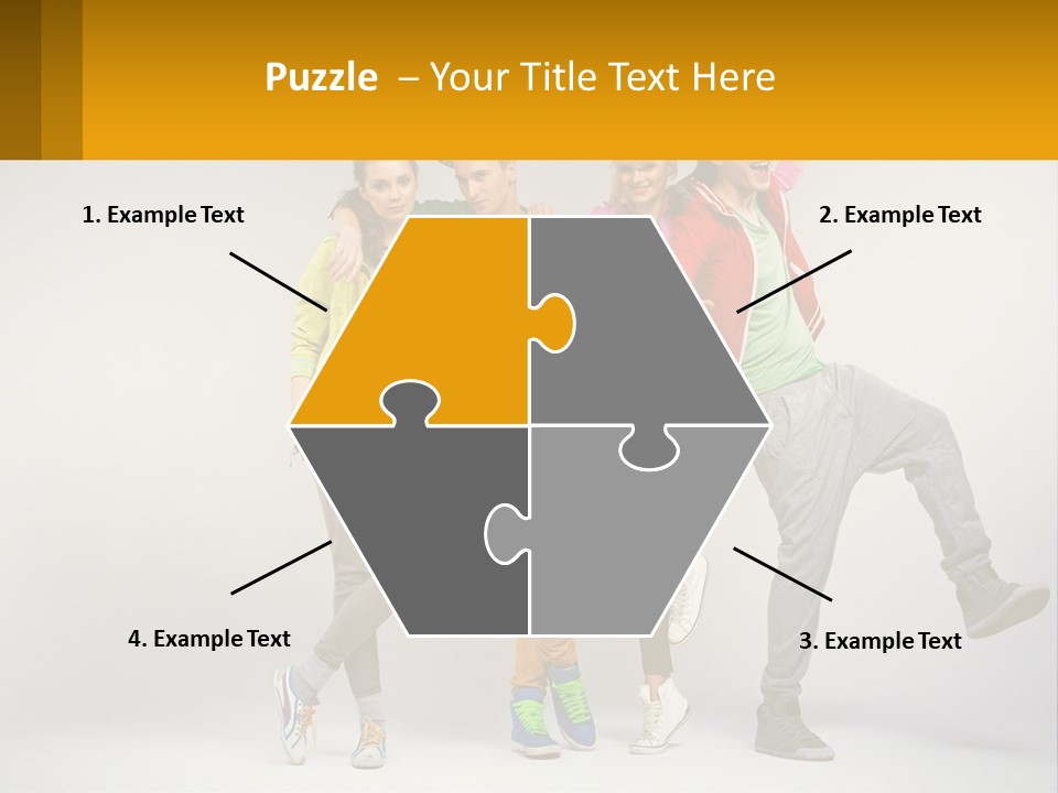 A Group Of Young People Jumping In The Air PowerPoint Template