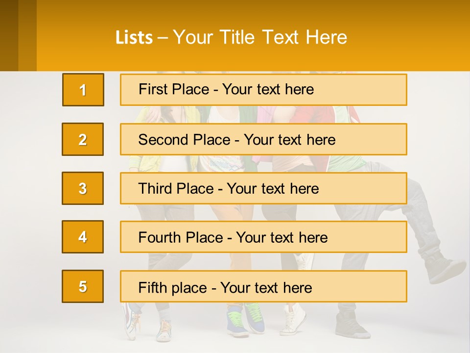 A Group Of Young People Jumping In The Air PowerPoint Template