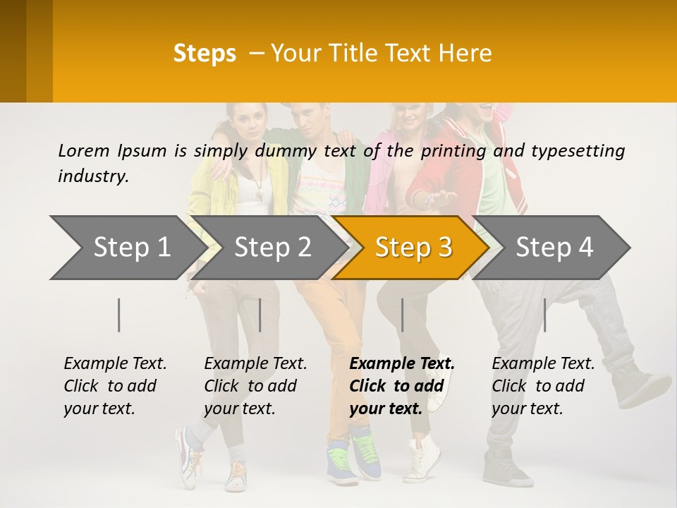 A Group Of Young People Jumping In The Air PowerPoint Template