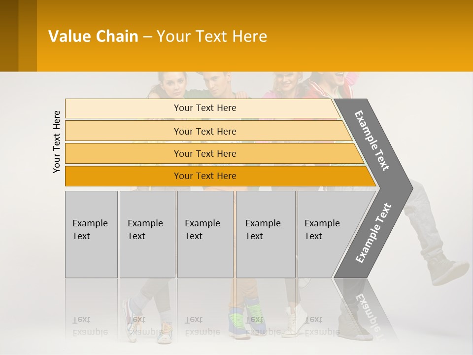 A Group Of Young People Jumping In The Air PowerPoint Template