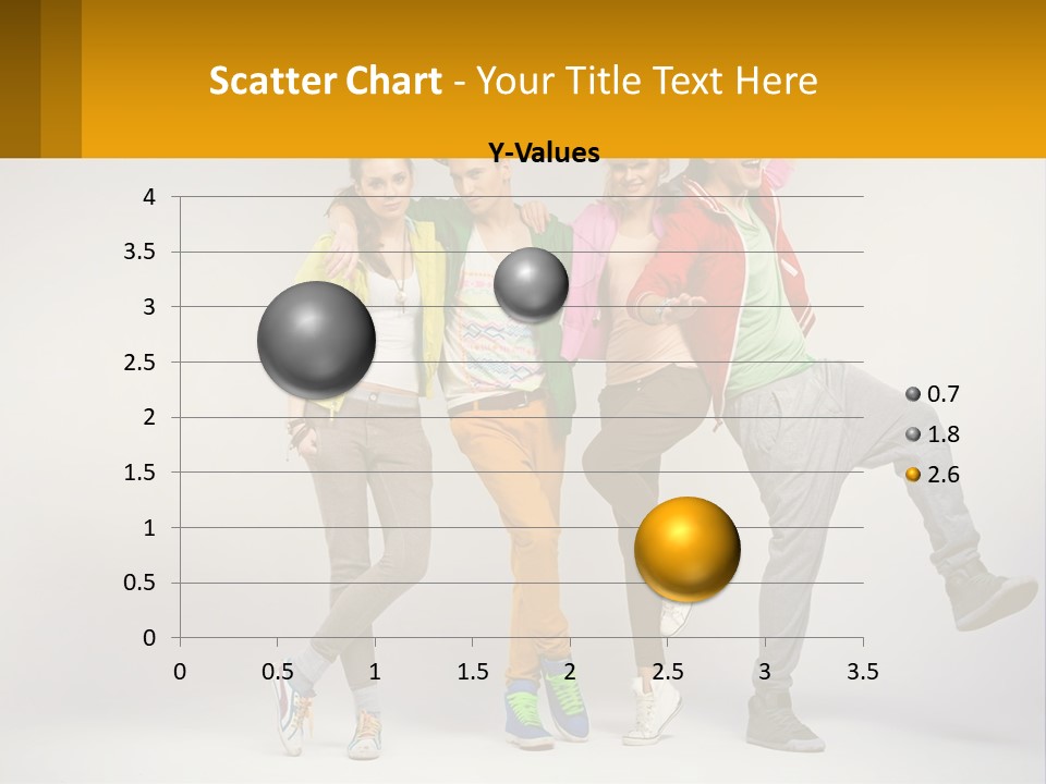 A Group Of Young People Jumping In The Air PowerPoint Template