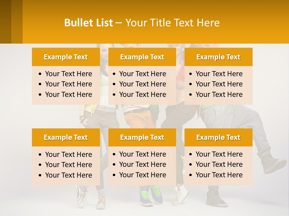 A Group Of Young People Jumping In The Air PowerPoint Template