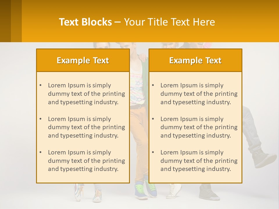 A Group Of Young People Jumping In The Air PowerPoint Template