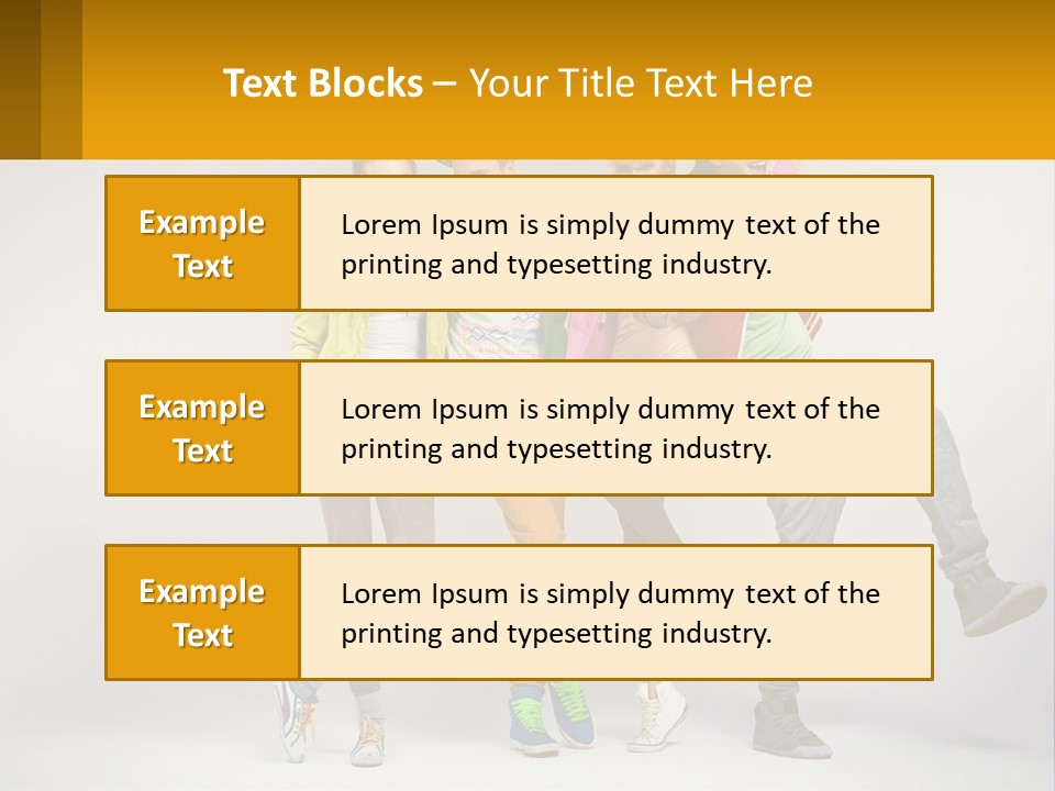 A Group Of Young People Jumping In The Air PowerPoint Template