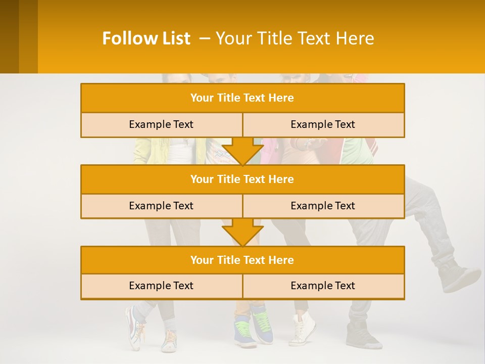 A Group Of Young People Jumping In The Air PowerPoint Template