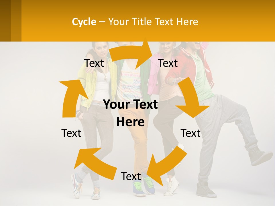 A Group Of Young People Jumping In The Air PowerPoint Template