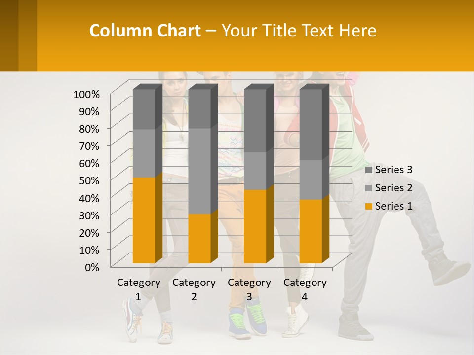 A Group Of Young People Jumping In The Air PowerPoint Template