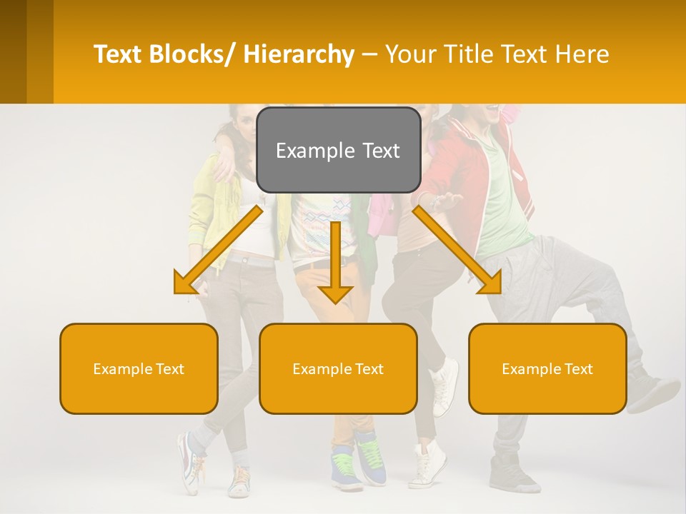 A Group Of Young People Jumping In The Air PowerPoint Template