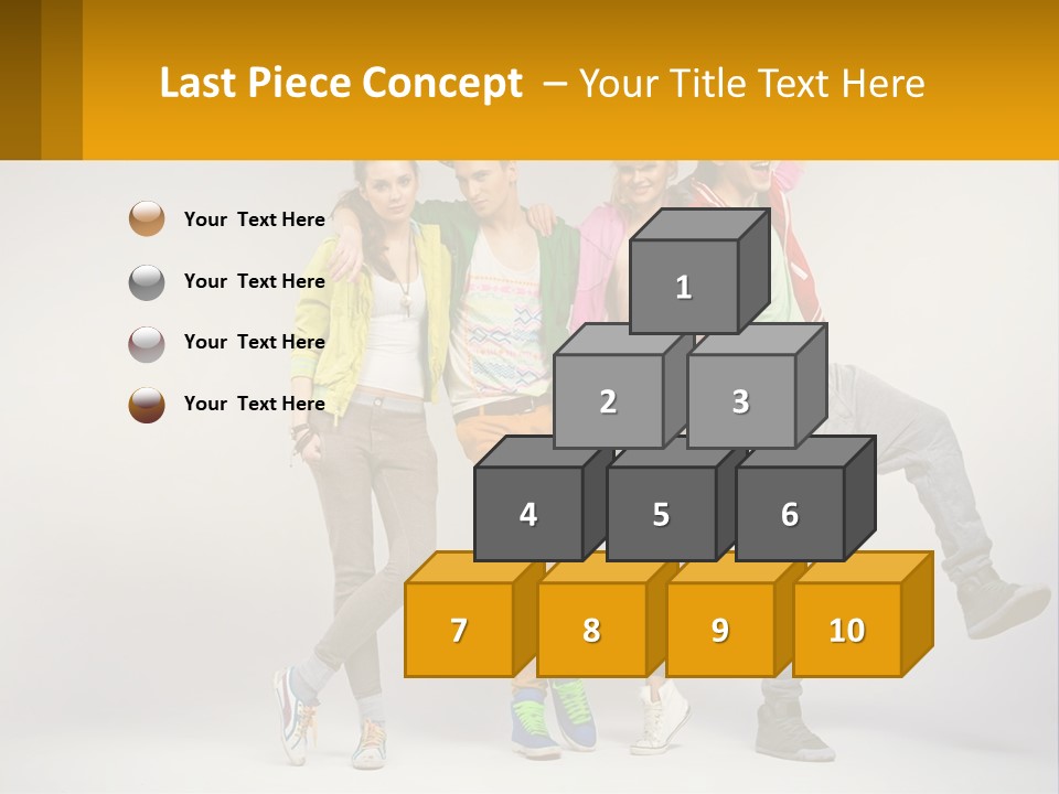 A Group Of Young People Jumping In The Air PowerPoint Template