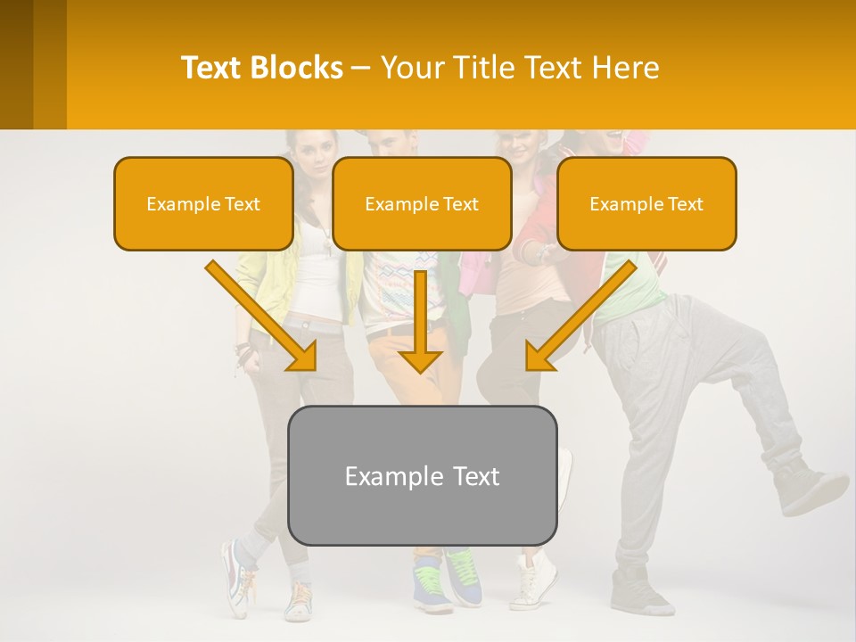 A Group Of Young People Jumping In The Air PowerPoint Template