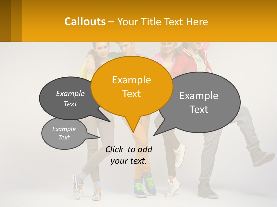 A Group Of Young People Jumping In The Air PowerPoint Template