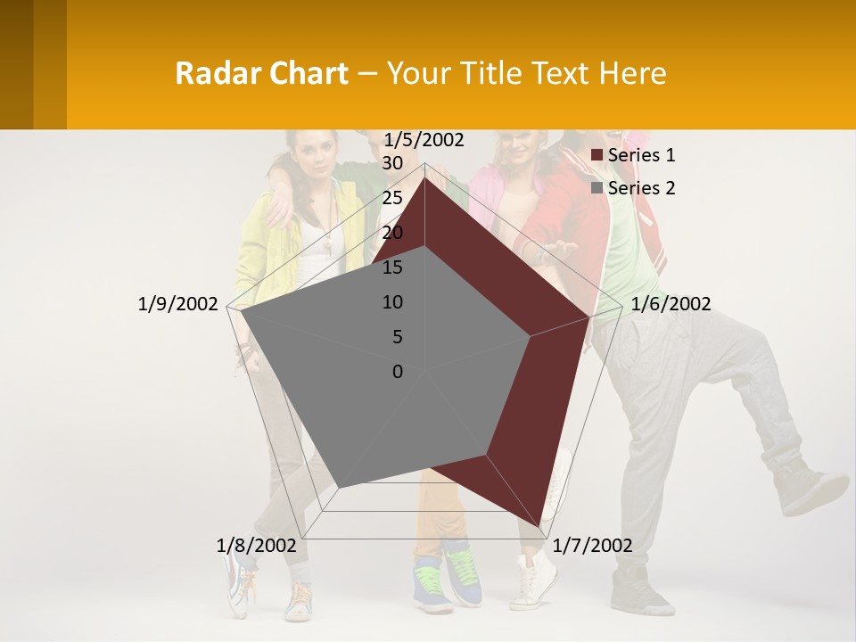 A Group Of Young People Jumping In The Air PowerPoint Template