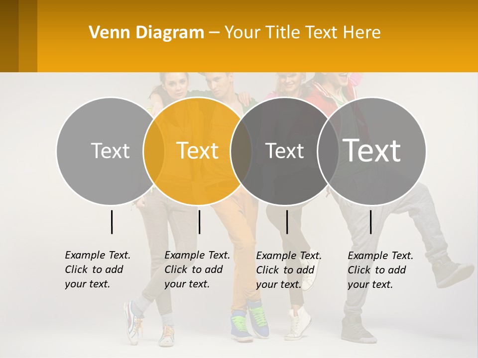 A Group Of Young People Jumping In The Air PowerPoint Template