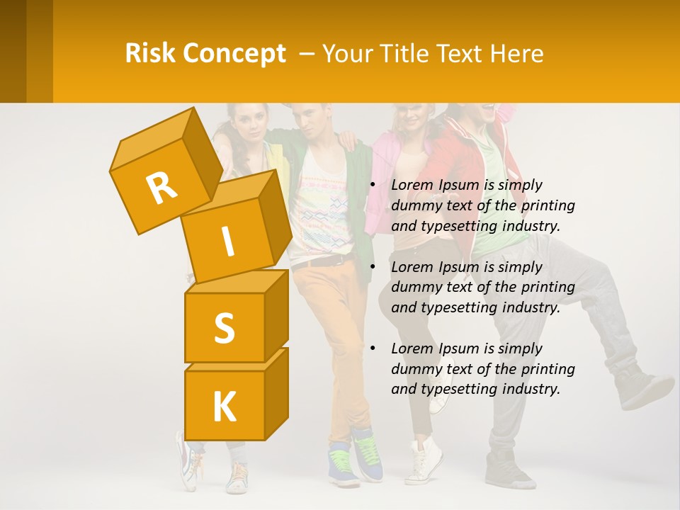 A Group Of Young People Jumping In The Air PowerPoint Template