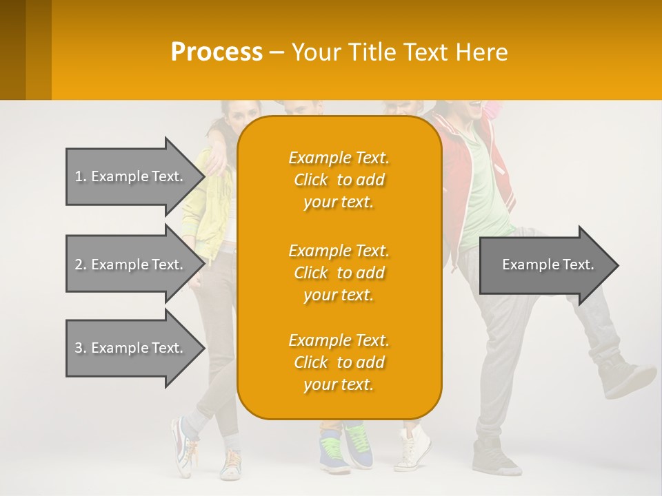 A Group Of Young People Jumping In The Air PowerPoint Template