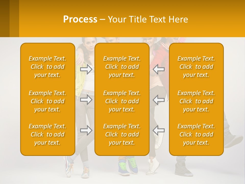 A Group Of Young People Jumping In The Air PowerPoint Template