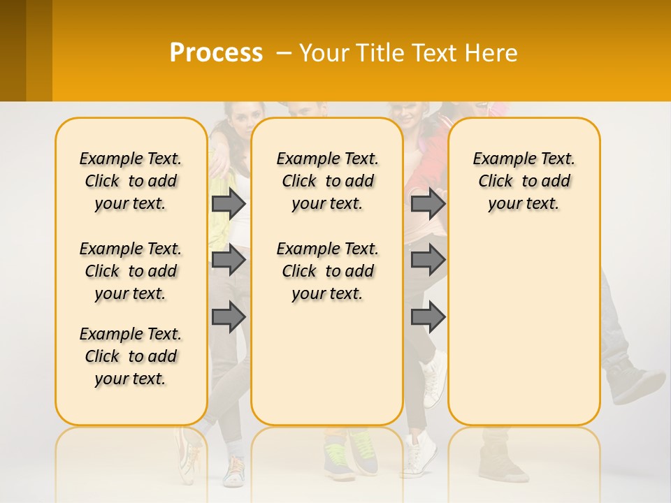 A Group Of Young People Jumping In The Air PowerPoint Template