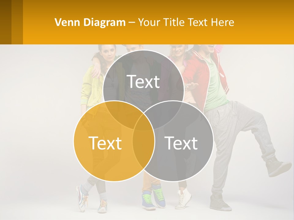 A Group Of Young People Jumping In The Air PowerPoint Template