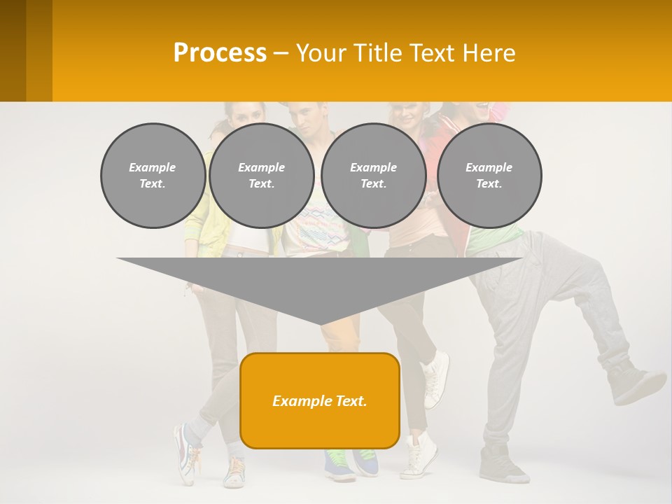 A Group Of Young People Jumping In The Air PowerPoint Template