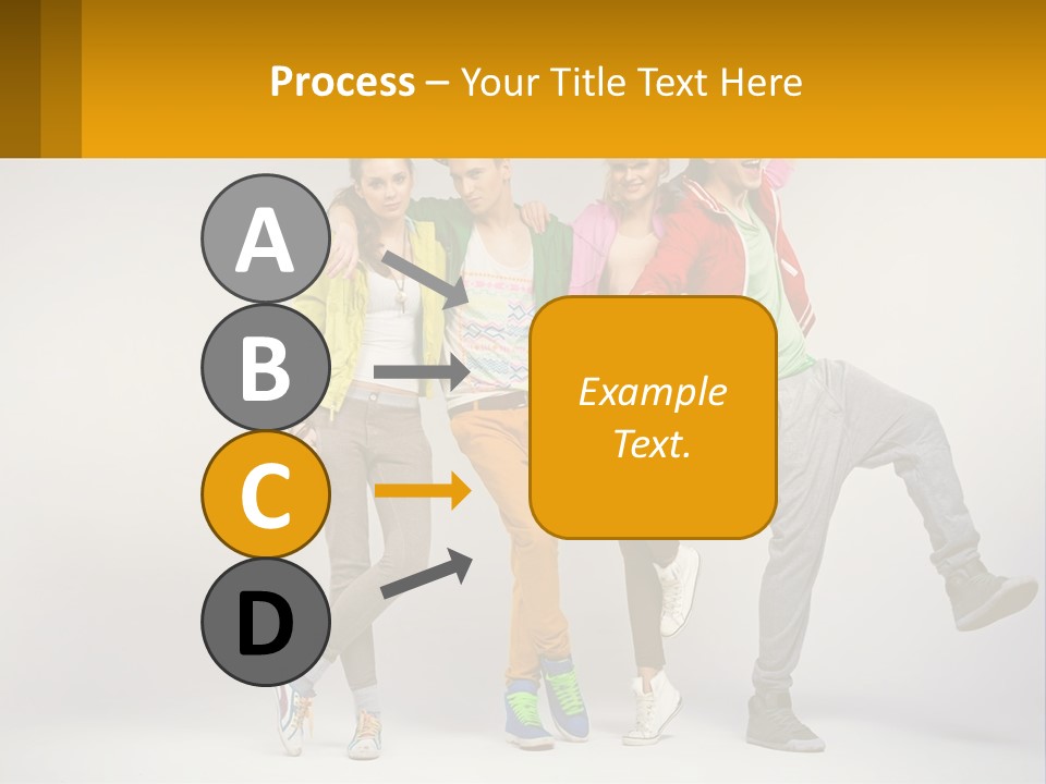 A Group Of Young People Jumping In The Air PowerPoint Template