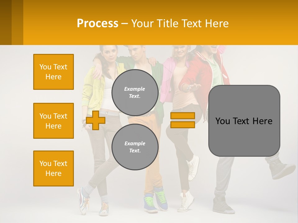 A Group Of Young People Jumping In The Air PowerPoint Template