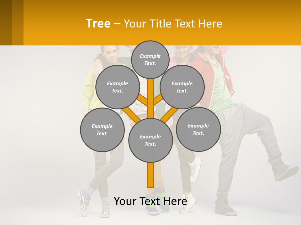 A Group Of Young People Jumping In The Air PowerPoint Template