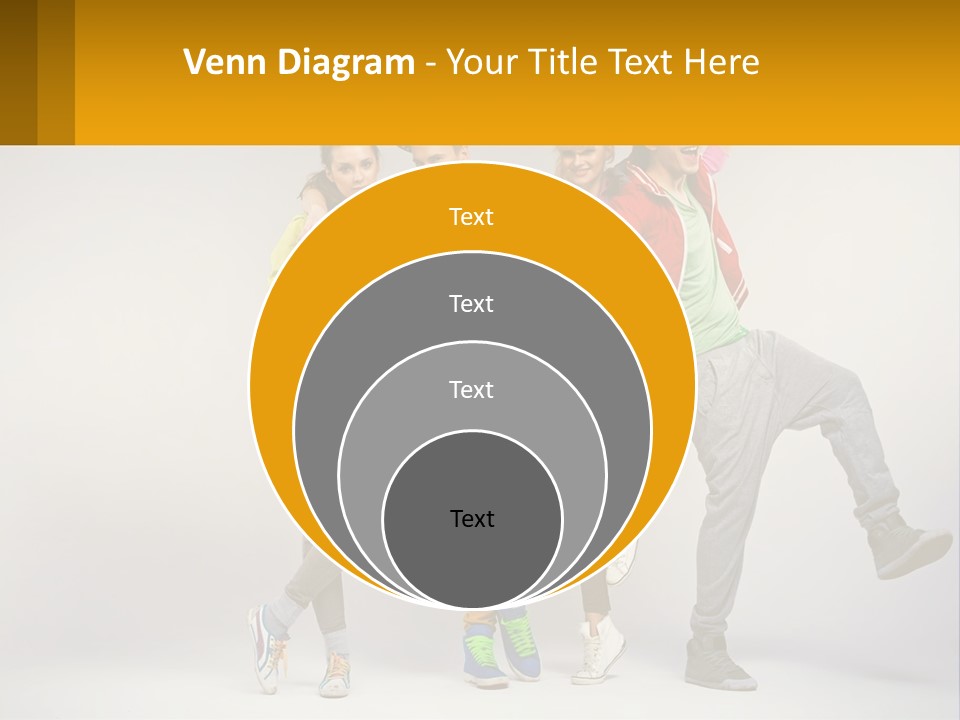 A Group Of Young People Jumping In The Air PowerPoint Template