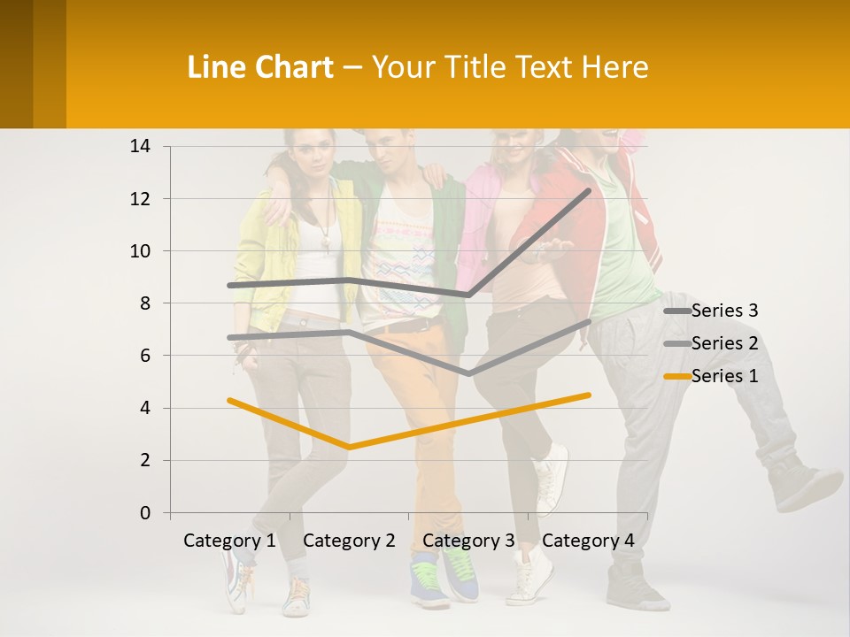 A Group Of Young People Jumping In The Air PowerPoint Template