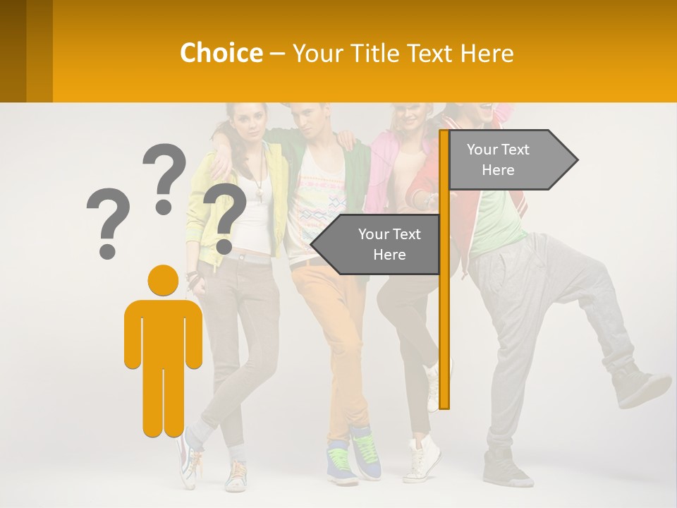 A Group Of Young People Jumping In The Air PowerPoint Template