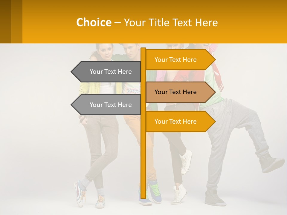 A Group Of Young People Jumping In The Air PowerPoint Template