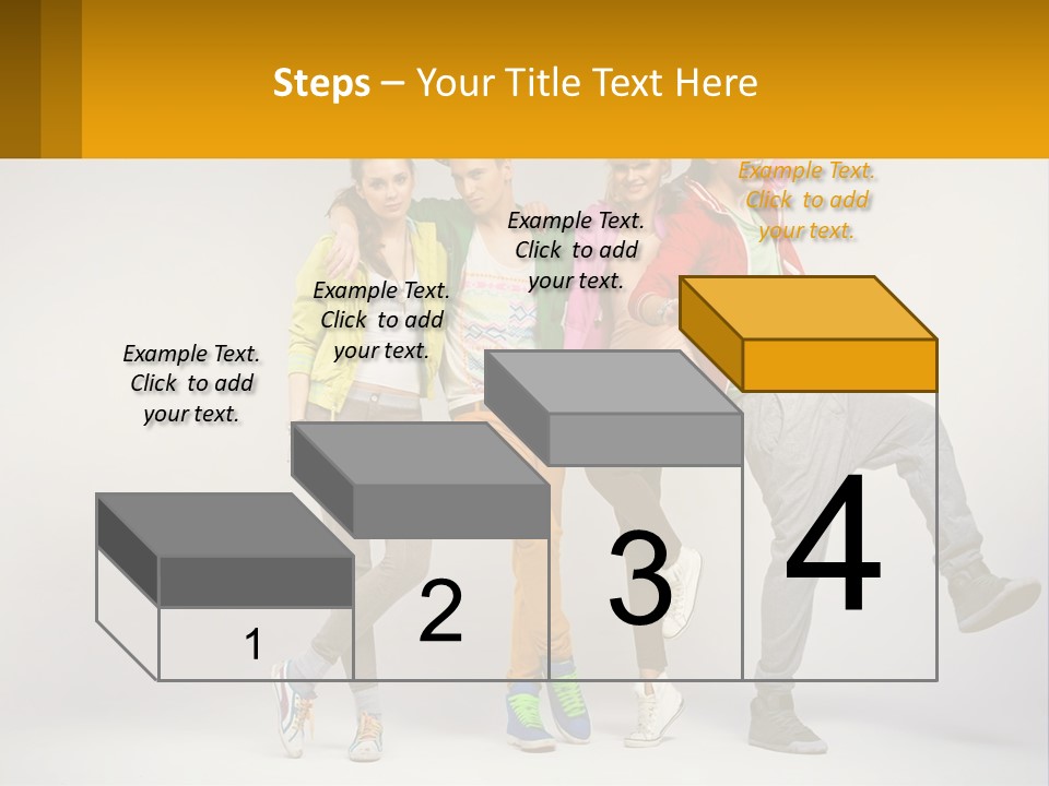 A Group Of Young People Jumping In The Air PowerPoint Template