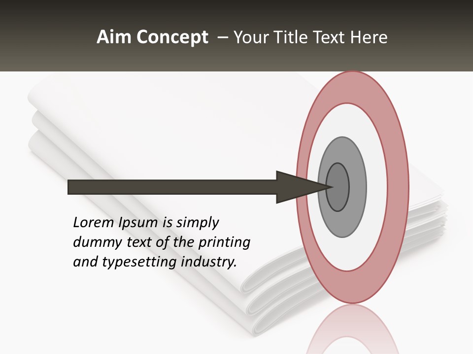 A Stack Of White Sheets On A White Background PowerPoint Template