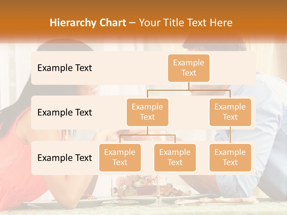 A Man And Woman Sitting At A Table With A Glass Of Wine PowerPoint Template