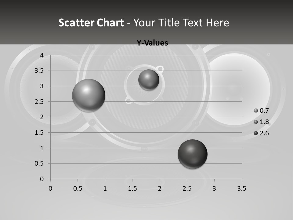 A Group Of Speakers On A Black Background PowerPoint Template