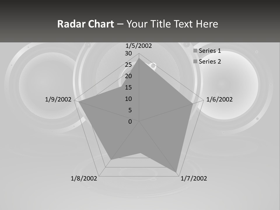 A Group Of Speakers On A Black Background PowerPoint Template